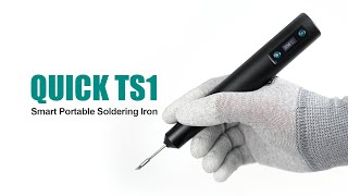 The Best Mini Soldering Station on the Go  QUICK Smart Portable Soldering Iron TS1 [upl. by Isola]