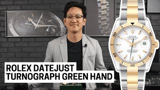 Rolex Datejust Turnograph Japan Limited Green Hand  SwissWatchExpo [upl. by Elauqsap]