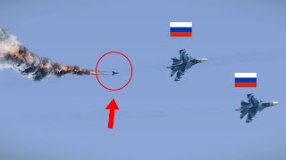 Today Antiaircraft missile destroys most advanced Su34 fighter jet [upl. by Eikcuhc]