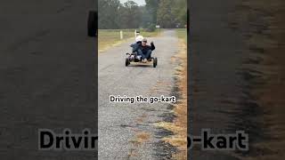 Took the go kart out engine gokart riding [upl. by Byers706]