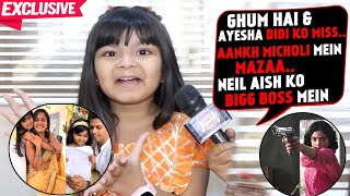 Aria Sakaria On Her New Show Aankh MicholiMissing Ayesha amp GHKKPM Cast To Neil Aishwarya In BB17 [upl. by Atinev]