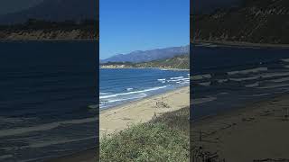 Rincon Bates Beach Carpinteria Ca beach californiacoast californiabeaches waves batesbeach [upl. by Ecyned135]