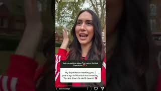 Lauren Gottlieb mentioning me [upl. by Demetri]