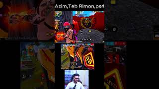 AzimGamingTebRimon ps4 freefire foryou shorts viralshorts [upl. by Euqinim859]