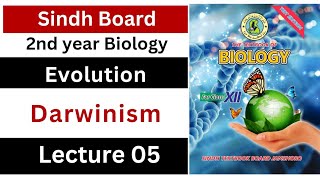 darwinism  theory of natural selection  evolution  class 12 biology Sindh board new book [upl. by Etteyniv233]