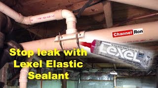 Stop leak With Lexel Elastic Sealant [upl. by Keeton967]