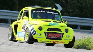 RONNY MARCHEGGER  FIAT 500 BMW 1000  ALPE DEL NEVEGAL 2016  ONBOARD GARA 1 [upl. by Lala]