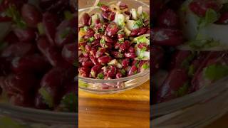 VIRAL red kidney beans salad recipe 🥗 Easy healthy delicious shorts [upl. by Ahsok538]