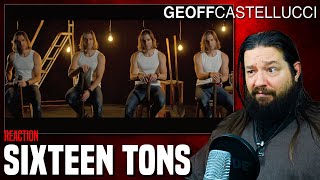 Reaction to the Low Bass Cover of quotSixteen Tonsquot by Geoff Castellucci 🎶🔥 [upl. by Portwine]