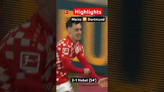 HIGHLIGHTS ⚽️  First Home Win For Mainz • 1 FSV Mainz 05 🆚 Borussia Dortmund • MD10 [upl. by Einnim]