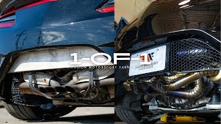 1 OF 1 Acura NSX NC1 FMF Titanium Exhaust With Sound Clips [upl. by Skees97]