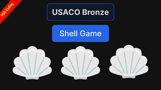 USACO Bronze Shell Game  Python Program [upl. by Nnyrb]