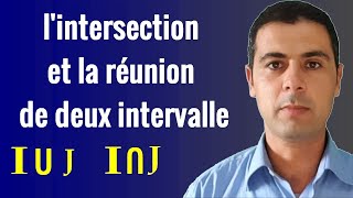 Comment déterminer lintersection et la réunion de deux intervalles [upl. by Ttoile859]