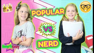 ¡POPULAR VS NERD EN LA ESCUELA REGRESO A CLASES DIVERTIGUAY [upl. by Enerahs]