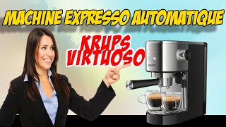 Découvrez Krups Machine à Café Virtuoso  Machine Expresso Automatique [upl. by Dougall]