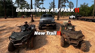 DURHAMTOWN OffRoad PARK 2023  New Trail  FIRST TIME  atv trailride polaris yamaha [upl. by Eenej]