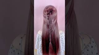 Beautiful Hair style hairdesign longhair hairfasionlook [upl. by Hazeefah653]