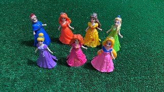 Elsa Doll Dress Transformation  DIY Miniature Ideas for Barbie Wig Dress Faceup and More [upl. by Aira643]