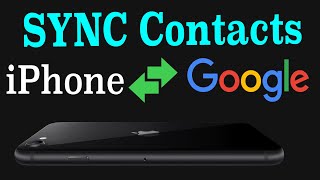 How to Sync iPhone Contacts to Gmail in iOS  How to Import Google Contacts to iPhone Correct Way [upl. by Barina]