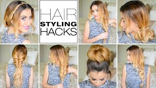 7 Genius Hair Styling Hacks Every Girl Needs To Know [upl. by Quiteri921]