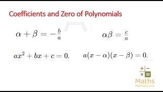 Understanding Coefficients and Zeros of Polynomials  Easy Math Tutorial [upl. by Nehepts]