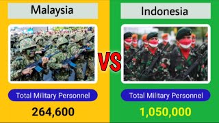 Indonesia vs Malaysia Military Power Comparison 2024 l Malaysia vs Indonesia Military Comparison [upl. by Teufert]