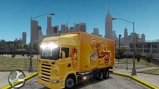 GTA IV  Truck  Scania R580 Fanta [upl. by Nosremaj]