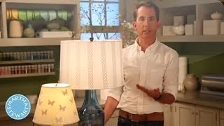 How to Personalize Your Lampshade  Martha Stewart [upl. by Pillyhp]