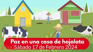 🔴Misionero Adventista Niños  Sábado 17 de Febrero de 2024 Paz en una Casa de Hojalata [upl. by Faubion]