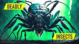 The TOP 10 DEADLIEST INSECTS  Unveiling Natures Nightmares [upl. by Htiek]