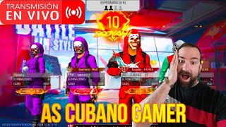 DIRECTO DE FREE FIRE SUBIENDO A GRAN MAESTRO TOP GLOBAL AS CUBANO GAMER 😎 [upl. by Liggitt639]