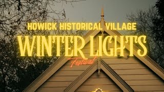 Howick Historical Village Winter Lights Festival  LUMIX GH5S Anamorphic [upl. by Trah]