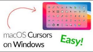 Get Mac OS Mouse Cursors on Windows 11 and Windows 10 too [upl. by Llertnod]