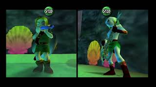 Playing Linebecks Theme Phantom Hourglass on Zelda Majoras Mask n64 nintendoswitch zelda [upl. by Amis]