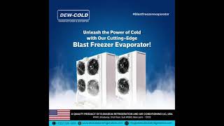 Dew Cold Blast Freezers – Premium Refrigeration Units  Floor amp Ceiling Mounted Options [upl. by Toback969]