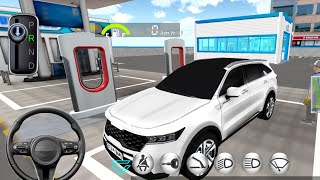 New Gas Station Open in Highway Rest Area For Refueling car  3D Driving Class 2024  Android game [upl. by Onek620]