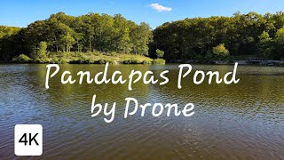 Aerial Drone Views of Pandapas Pond Blacksburg VA  4K [upl. by Imugem404]