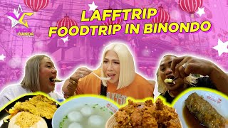 Lafftrip Foodtrip in Binondo  VICE GANDA [upl. by Yenaled]