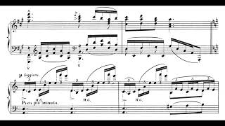 Thème varié Op89 C Chaminade Score Animation [upl. by Yerot]