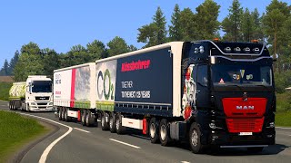 Euro Truck Simulator 2 v151  Roextended 43 Premium map Shorts [upl. by Notxed608]