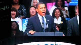 ObamaCorzine 09 Rally  Short version of quotFired UpReady to goquot Speech [upl. by Oiligriv]