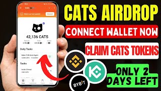 🚨Claim Your CATS Tokens NOW Bybit Wallet Connect Tutorial🕒 [upl. by Aerua]