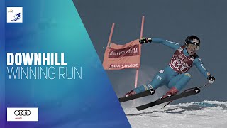 Sofia Goggia ITA  Winner  Womens Downhill  Lake Louise  FIS Alpine [upl. by Einhorn]