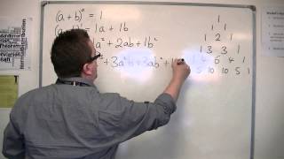 AQA Core 2 601 Introducing Binomial Expansion and Pascals Triangle [upl. by Pironi280]