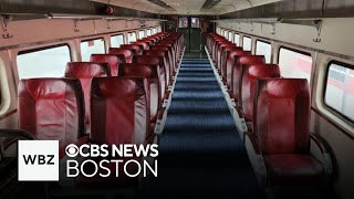 CapeFlyer train from Boston introduces firstclass service [upl. by Karb433]