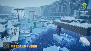 Minecraft Dungeons Shadow GOAT build in frosted fjord daily trial [upl. by Ahsote893]