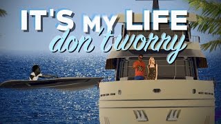 Chawki  Its My Life Feat Dr Alban Produced By RedOne amp Rush Official Lyric Video [upl. by Annhej558]