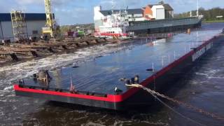 Launch Wagenborg Barge 14 [upl. by Learsiy]