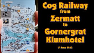 Switzerland Zermatt to Gornergrat  14 June 2022  4K [upl. by Smith]