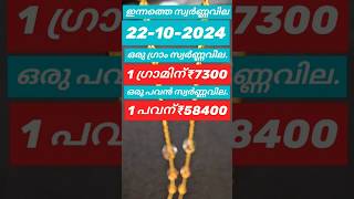 ഒരു ഗ്രാം സ്വർണ്ണവിലgold swarnavila todaygoldrate keralagoldrate shorts [upl. by Aisiram]